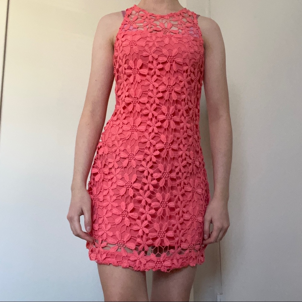 Hollister Floral Lace Dress Size XS